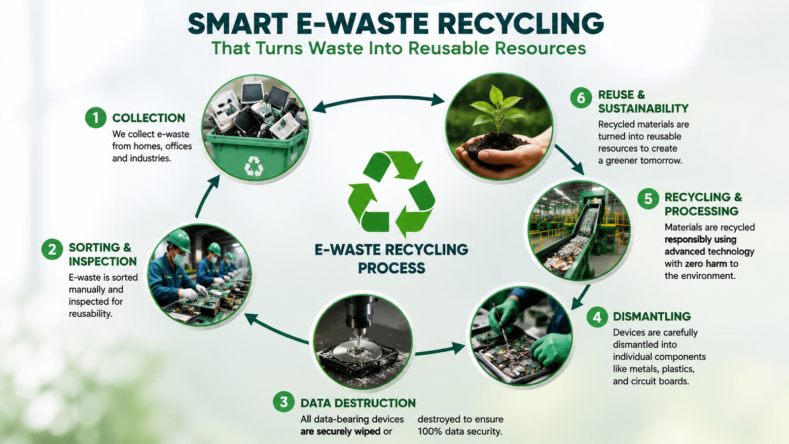 Smart e-waste recycling | Green Pc World Private Limited